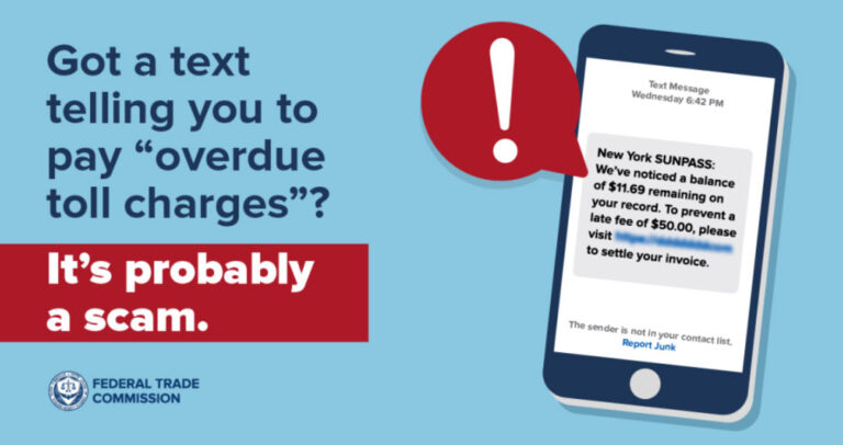 Got a text telling you to pay 